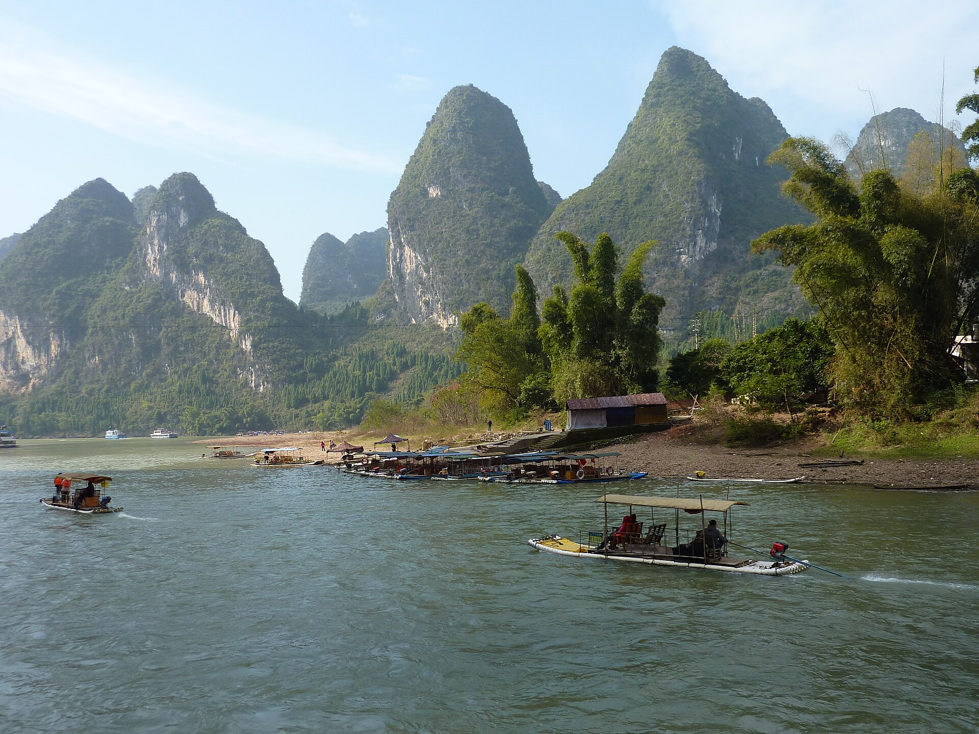 Li River cruise (Guilin to Yangshuo)