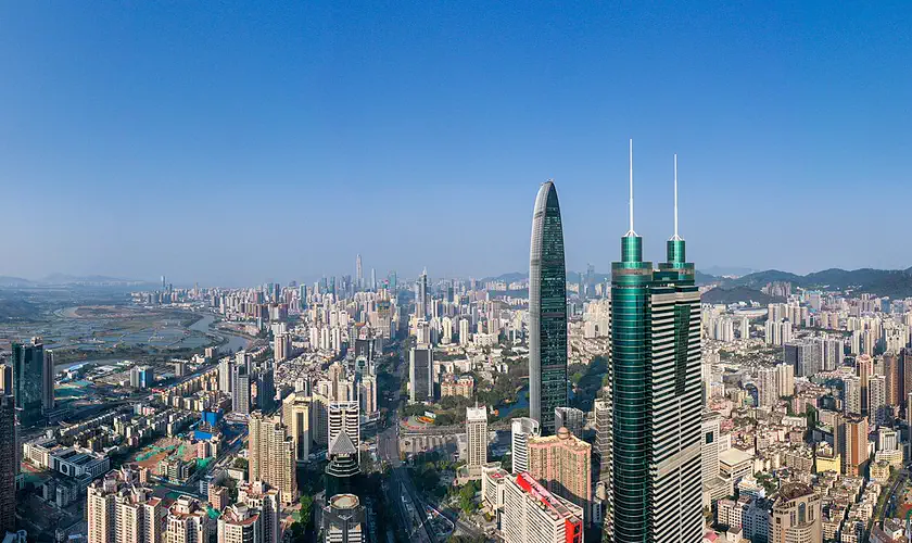 Shenzhen skyline panorama
